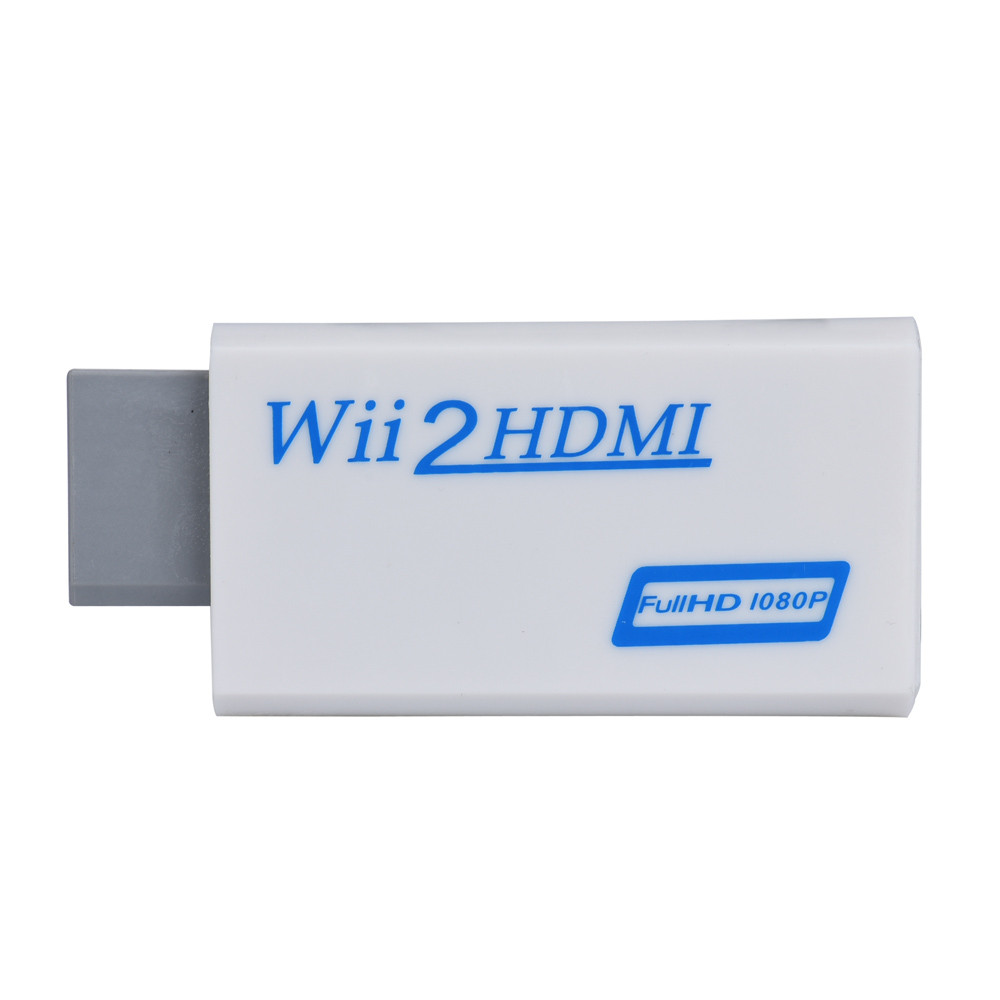 For Wii 2 to HDMI-compatible Converter Full HD HDMI-compatib