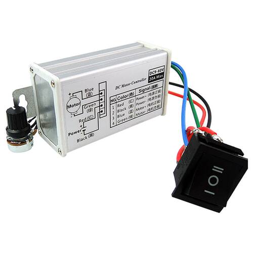 12V 24V PWM DC Motor Stepless Variable Speed Controller Swit