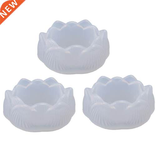 3Pack Epoxy Resin Molds,Lotus Tray Silicone Resin Casting Mo
