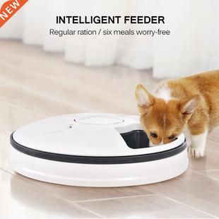 Automatic Pet Timing Feeder 6 Meals 6 Grids Cat Dog Electric