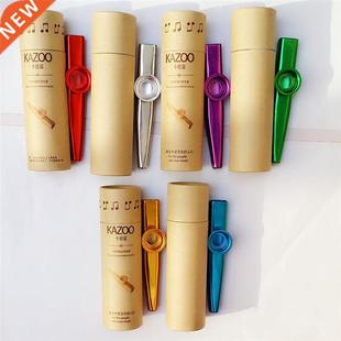 Metal Kazoos with Box Musical Instruments Flutes Diaphragm M