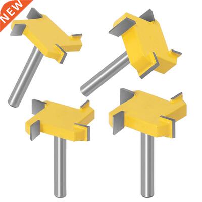 4Pcs CNC Spoilboard Surfacing Router Bits 1/4 Shank Milling