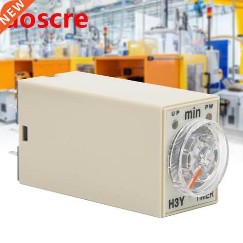 1pcs H3Y-2 Delay Timer 8P Time Relay 0~60 Minutes Dial Type