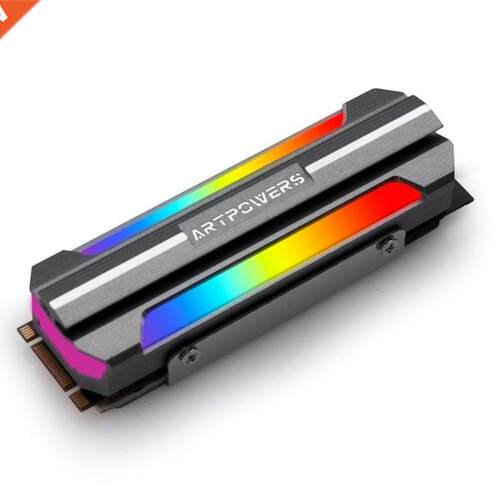 Color M.2 SSD Heatsink Cooler Aluminum Alloy Sheet ARGB M.2