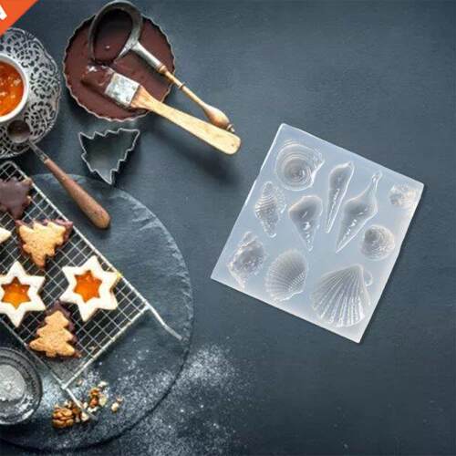 Conch Seashell Shaped DIY Silicone Material Molds Chocolate