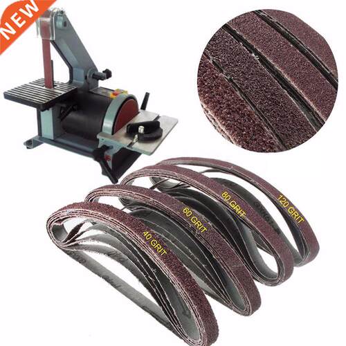 20pcs 13mm*457mm Sanding Belt 40-120Grit Sander Grinder Belt