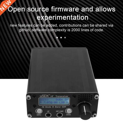 uSDR uSDX+Plus V2 8 Bands SDR Transceivers HF SSB QRP High F
