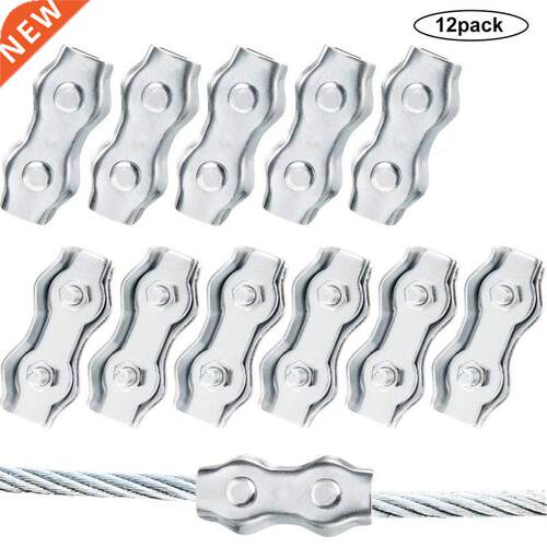 12Pcs Poly Rope Connector Wires Splicer 304 Stainless Steel