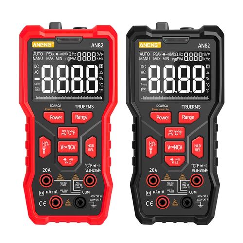AN82 9999 Counts True-RMS Digital Multimeter AC/DC Voltage A