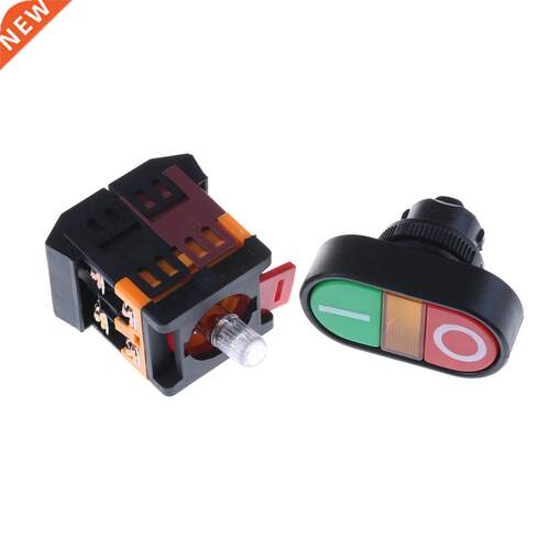 Red Green Light Indicator Momentary Switch Power Start Stop