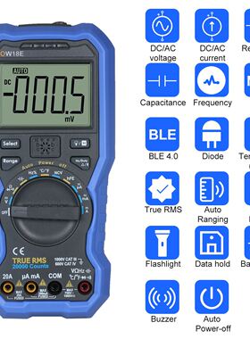 OW18E 4 1/2 Digit Smart BLE 4.0 Multimeter True RMS Digital