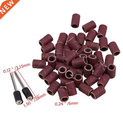 50pcs 320 Grit Drum Sanding Bands Sleeves For Electric Angle