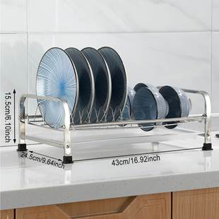 CE Certification Stainless Dish Rack Kitchen Organizer Stora