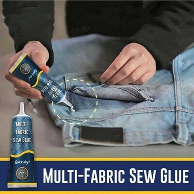 50ml Ultra-stick Sew Glue Liquid Sewing Solution Kit Fast Dr