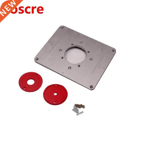 85x85mm Alumnum Router Table Plate Trmmng Machne Flp Pl