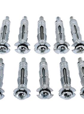 *10PCs M4X2 Hollow Wall Anchors Metal Cavity Plasterboard