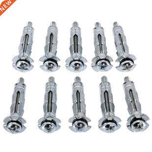 *10PCs M4X2 Hollow Wall Anchors Metal Cavity Plasterboard