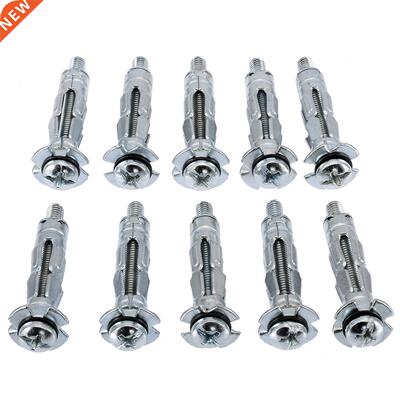 *10PCs M4X2 Hollow Wall Anchors Metal Cavity Plasterboard