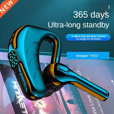 X13 Single Ear Headset with Mic Bluetooth 5.1 Earphone Noise