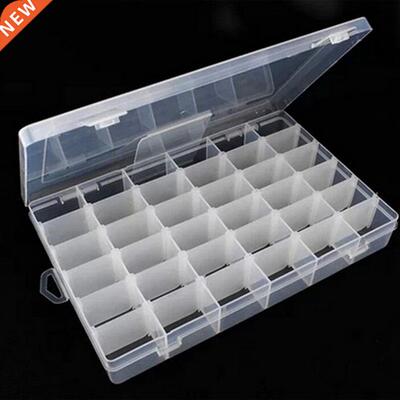 36 Grids Compartment Plastic Storage Box Jewelry Earring Bea