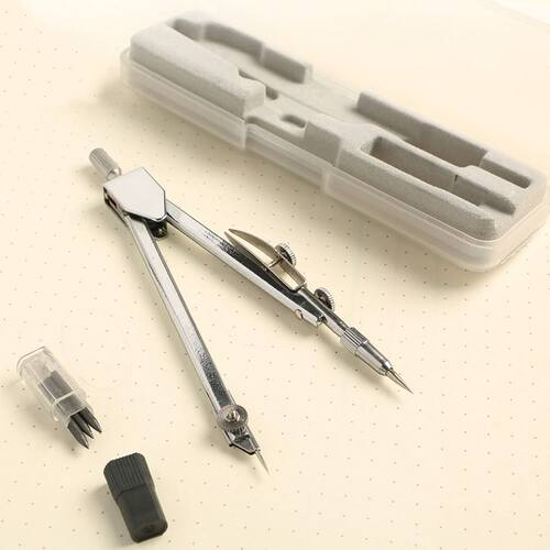 Metal Drawing Compass Math Geometry Tools For Circles Drawin