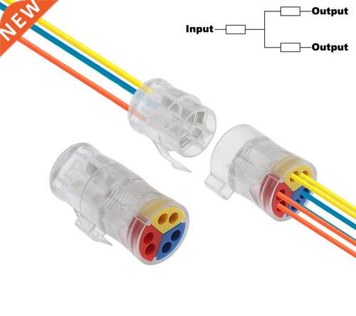 Single Hard Wire Detachable Fast Connector 1 To 2 Sar Cond