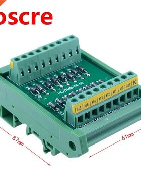 DIN Rail Mount 1 Amp 1000V Common Cathode 16 Diode Network M