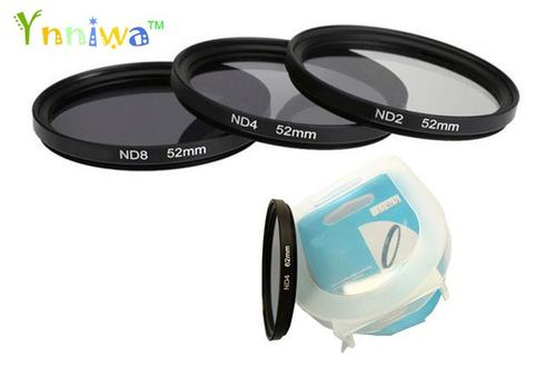3pcs/set 49 52 55 58 62 67 72 77mm ND2 ND4 ND8 Neutral Densi