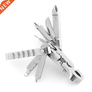 Multifunctional fding knife pliers Keychain outdoor gadget