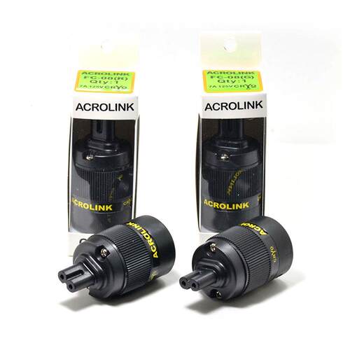 Acrolink FC-O8(G) 24K GOLD Plated Copper AC Power Cord Figur