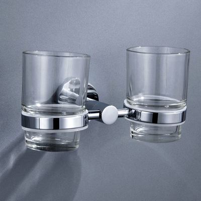 Chrome Bathroom Hardware Sets Stainless Steel Toilet Brush H