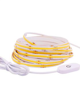 USB FCOB LED Strip Light With Touch Dimmer Switch DC5V 20Le