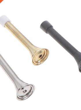 1Pc Rubber Cap Metal Door Stops Spring Stopper Wall Mounted