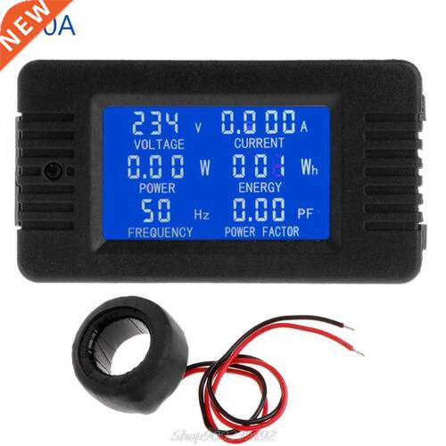 6in1 Digital AC 80~260V Power Energy Monitor Volta Current