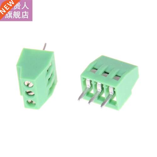 10Pcs PCB Screw Terminal Block Connectors 150V 6A Copper PCB