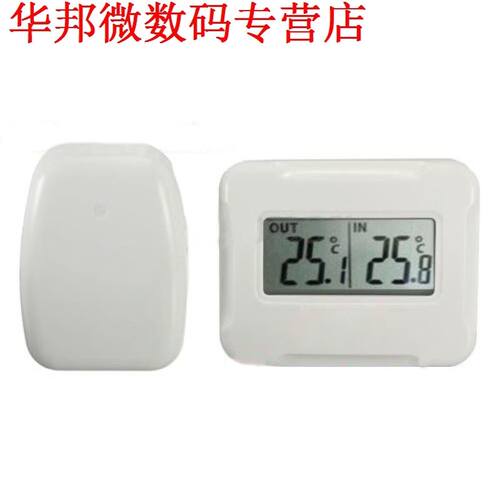 Draadloze LCD thermometer Indoor + Outdoor Temperatuursensor