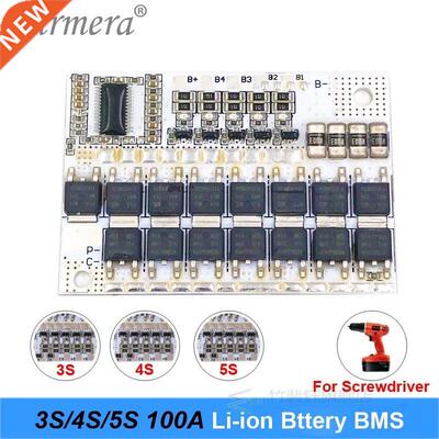 3S 4S 5S BMS 12V 16.8V 21V 100A BMS Lithium Battery Protecti