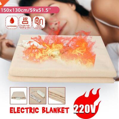 110W 220V Electric Blanket Thicker Heater Double Body Warmer