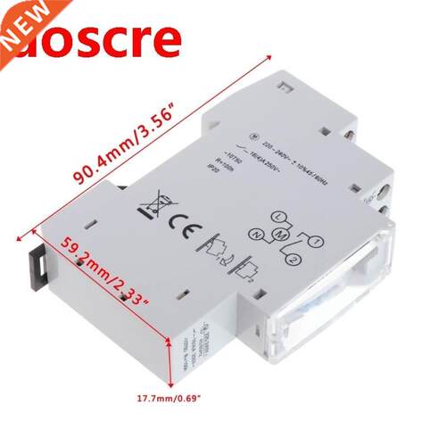 Mechanical 24 Hours Programmable Din Rail Timer Switch Relay