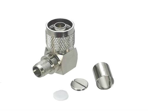 10Pcs Connector N Male Plug Right angle Crimp RG8 LMR400 Cab
