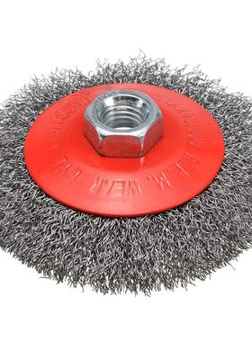 100mm Stainless Steel Wire Brush Bevel Polishing Wheel Rust