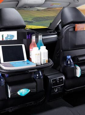 New Car Seat Back Bag Folding Table Organier Pad Drink Chai