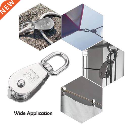 10Pcs M20 Sngle Pulley Block 304 Stanless Steel Hangng W