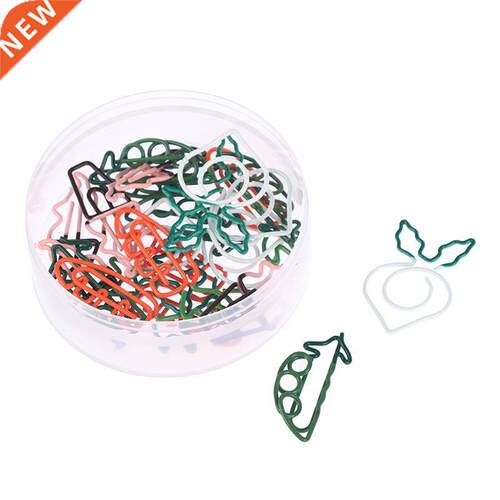 1pc/20pcs Kawaii Carrot Shape School Office Supply Paper Cli
