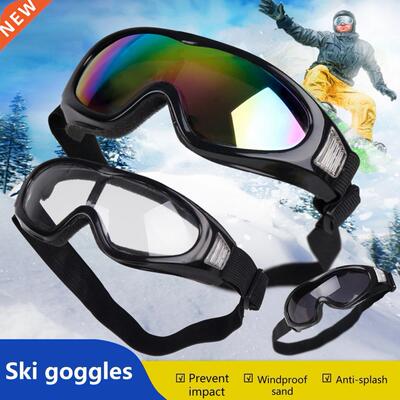 Unisex Winter Windproof Snow Ski Glasses Goggles Proof Adjus