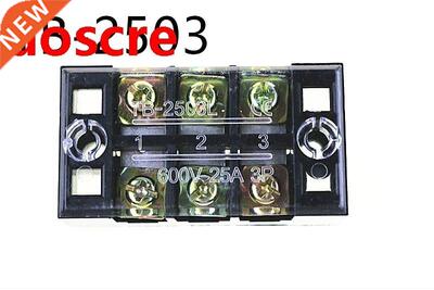 10PCS TB-250 Fixed Terminal Block 600V 25A P Screw Termina