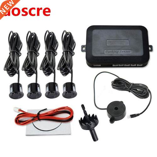 12V Cr Prking Sensor Kit Reverse Bckup Rdr Soun d lert