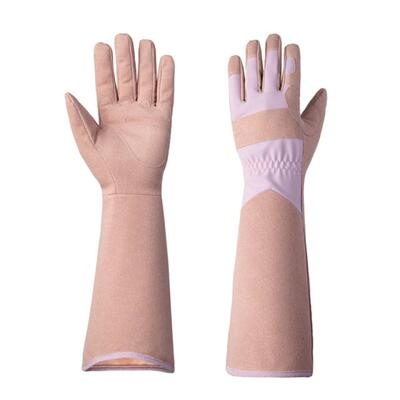 Microfiber Breathable Gauntlet Gloves Rose Pruning Long S