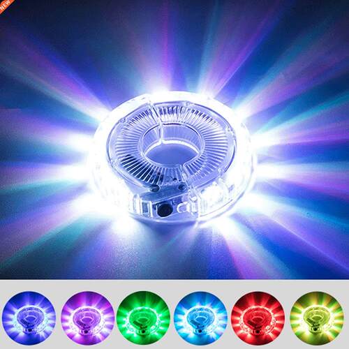 LED Bicycle Wheel Light Bike Front Tail Hub Spoke One Lamp W