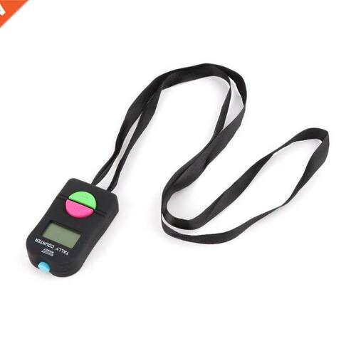 0-9999 Digital Tally Counter LCD Electronic Manual Clicker A